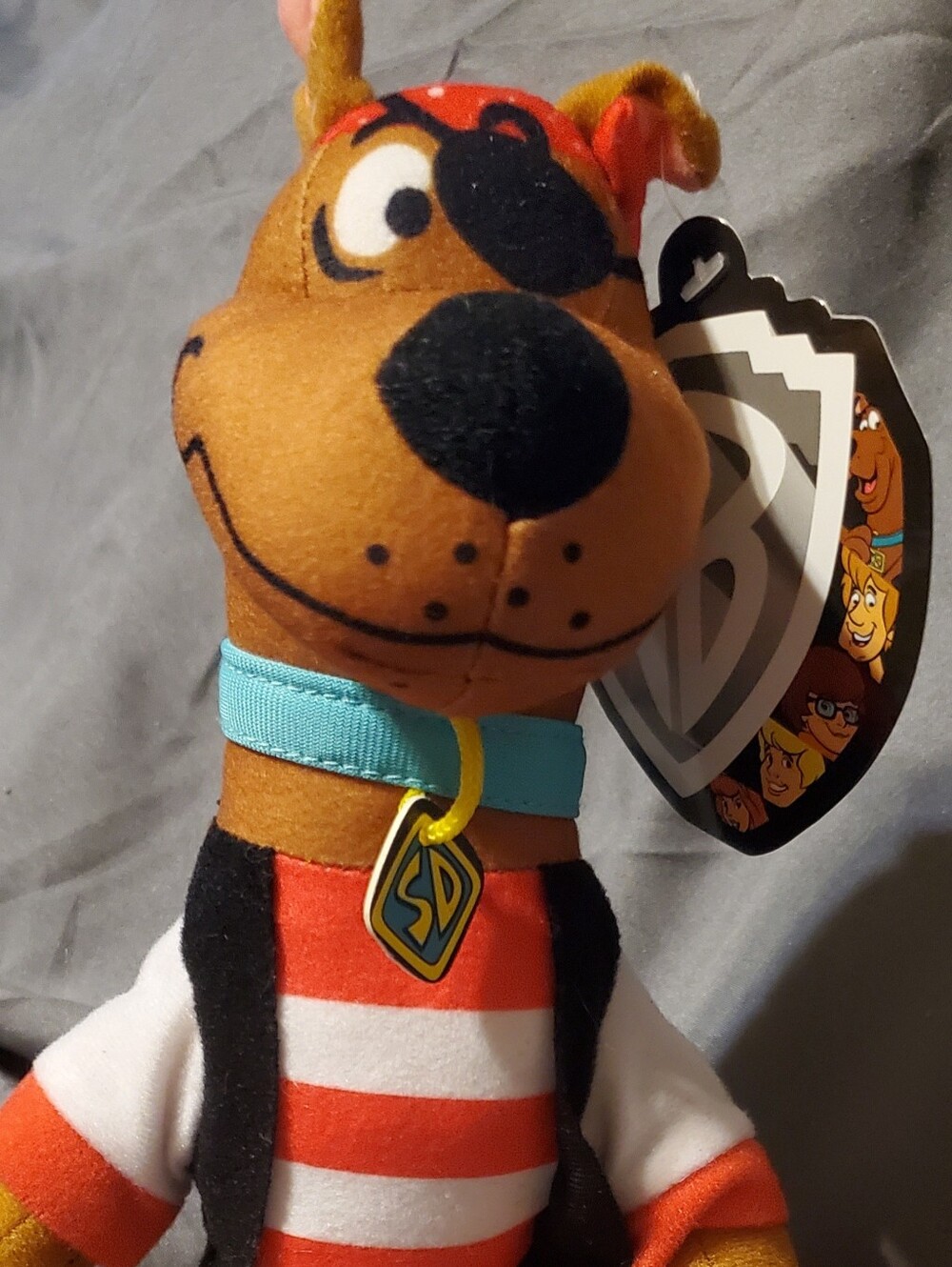 WB Scooby Doo pirate plush 9 in.